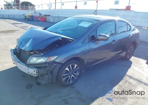 2015 Honda Civic Ex z USA, uszkodzony, nr VIN 2HGFB2F80FH565514